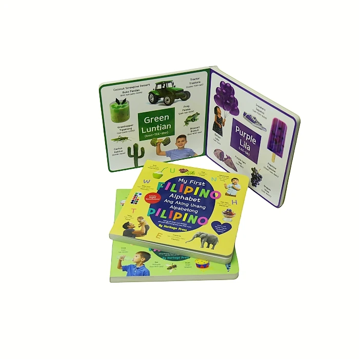 Professional custom children cardboard books set/Baby board book printing