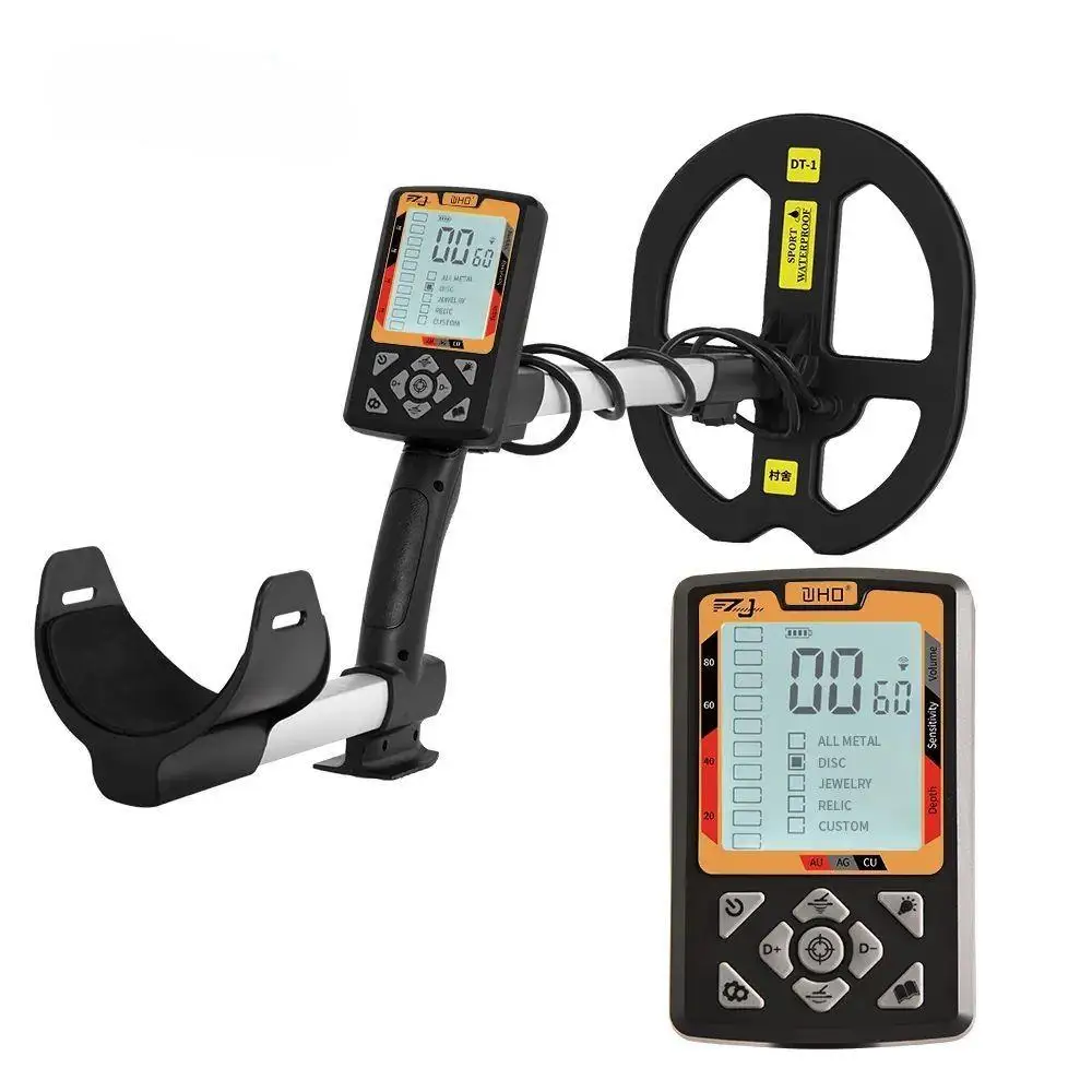 Metal Detector 11.5 Inch Search Coil Underground Metal Detector Pin pointer LCD Display Gold Treasure Finder Instrument