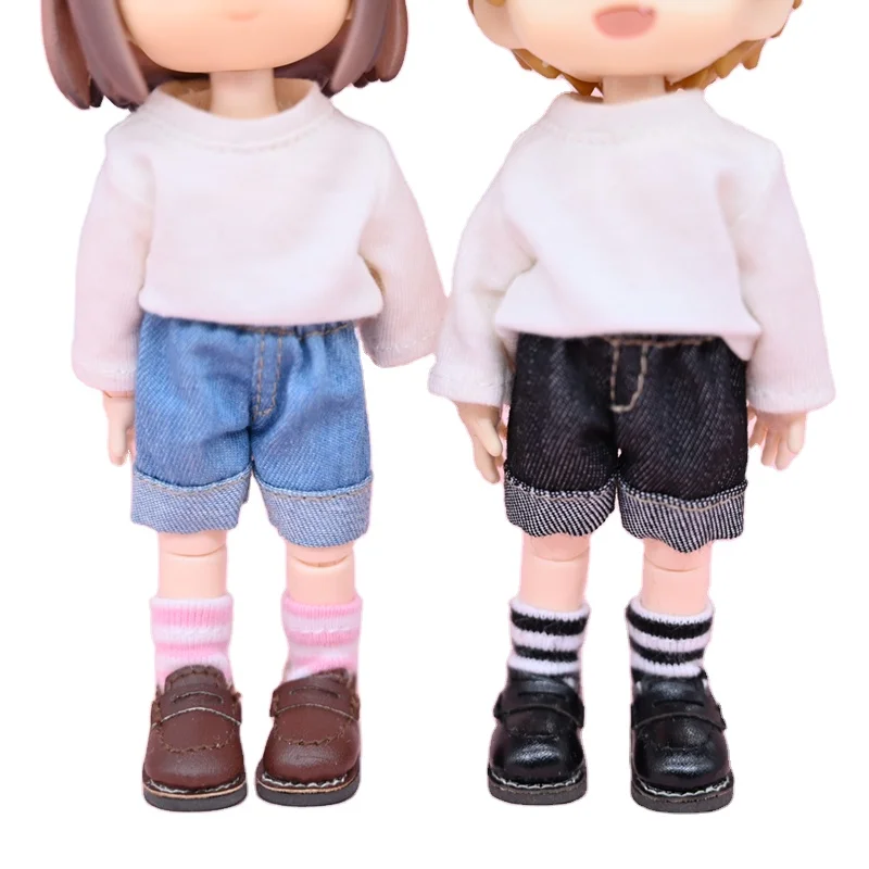 Doll Clothes For 11 Cm Ob11 1/12 Bjd High Quality Fashion Cute Shorts Custom 1/6 Blythe American Girl Doll Clothes Accessories