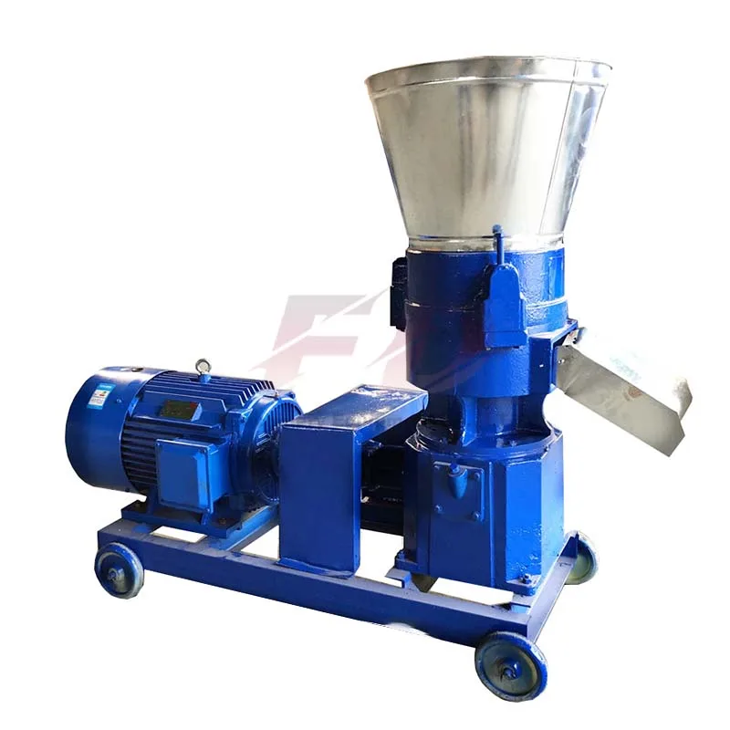 small power taken off tractor biomass pellet processing equipment PTO wood pellet mill machine