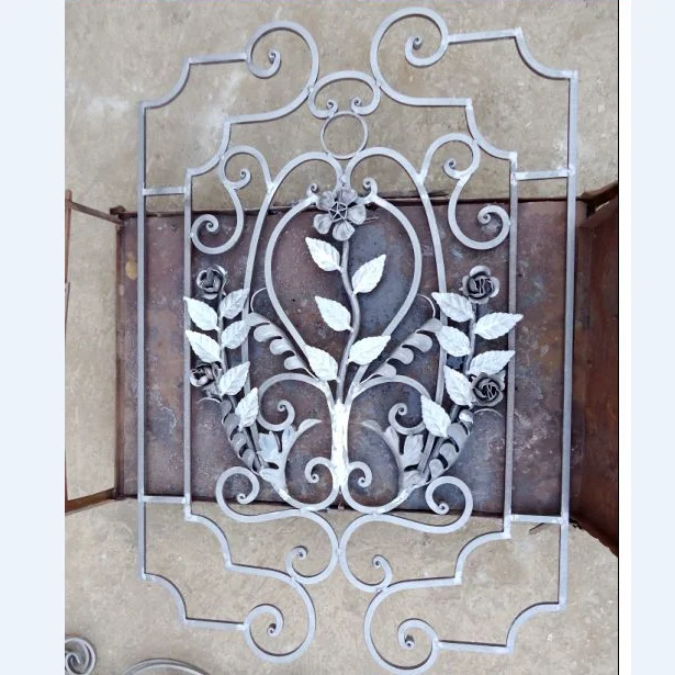 2011 new design china manufacture producer wrought iron window grill