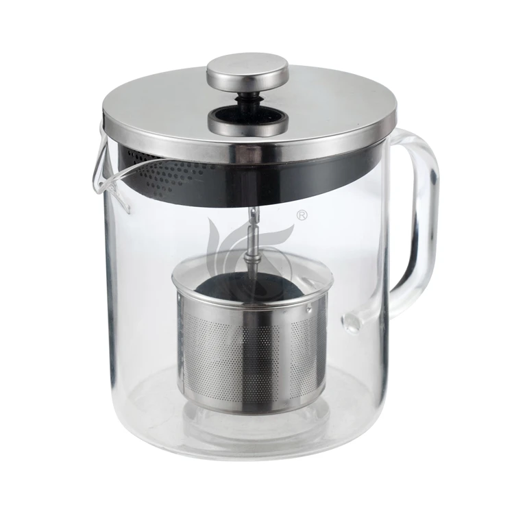 304 Grade Stainless Steel French Press Coffee Maker Glass French Press Coffee Tea Maker