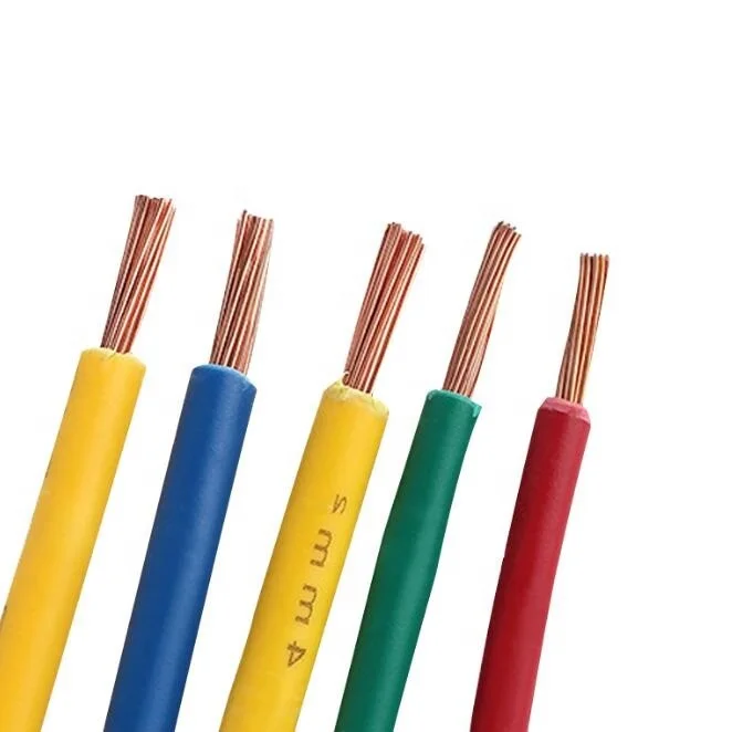 BVR 10/16/25mm2  300/500V 450/750V Multi-Strand Soft Copper Core Wire And Cable For Home Improvement Engineering