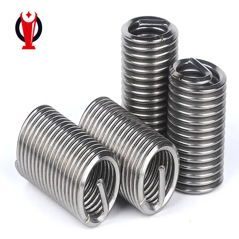 Molybdenum Disulfide Coated Stainless Steel Wire Screw Sleeve M3*0.5*2.5D Type Thread Inserts
