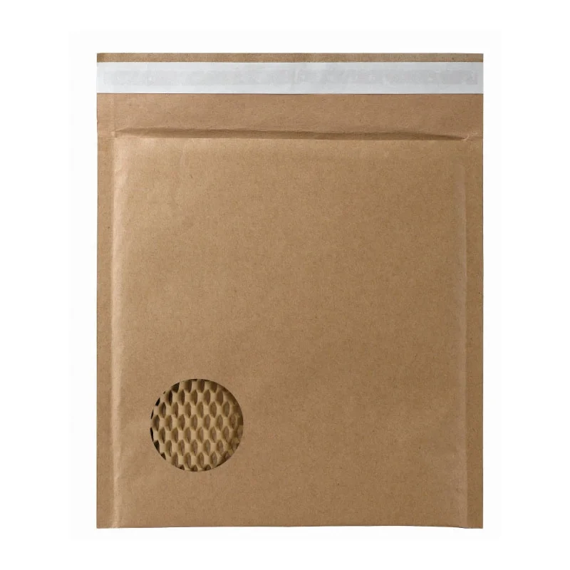 Biodegradable Custom Clothing Packaging Honeycomb Padded Mailer Bag Kraft Paper Mailing Envelope