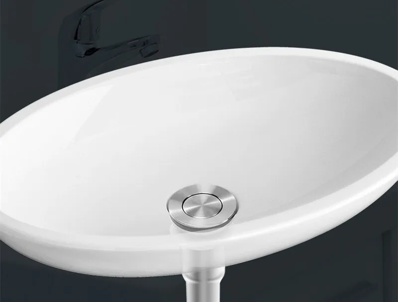 CUPC Certification sink drain pop up basin waste common-use sizes Large lid bathroom drainage With overflow holes