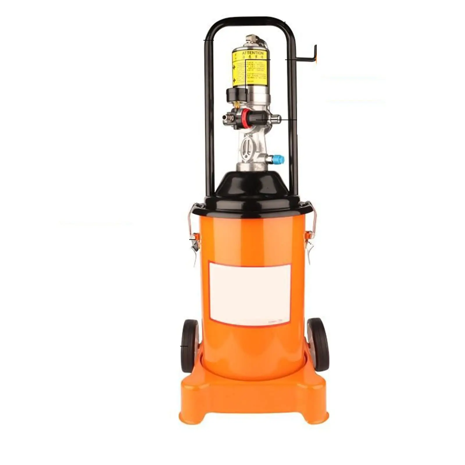 12L  Air Operated Auto Grease Lubricator Automatic Grease Pump Lubrication Machine High Pressure