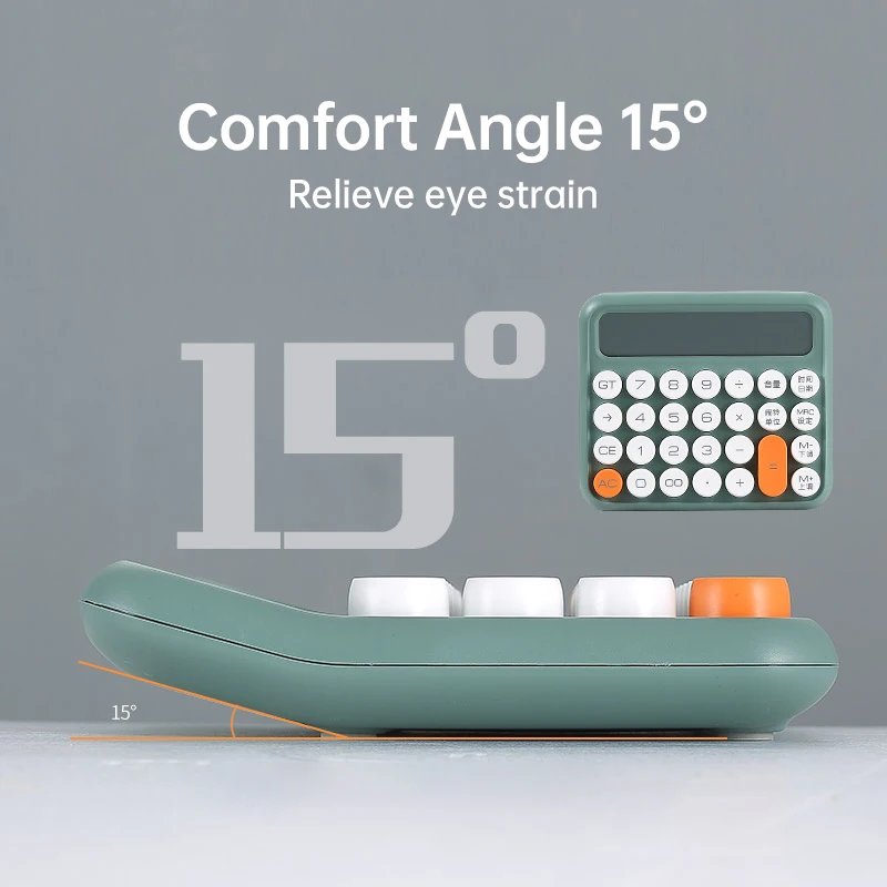 Hot Sale Nice Price School Office Business Accounting Desktop New Style Simple Calculator 12 Digit Backup Battery Calculator