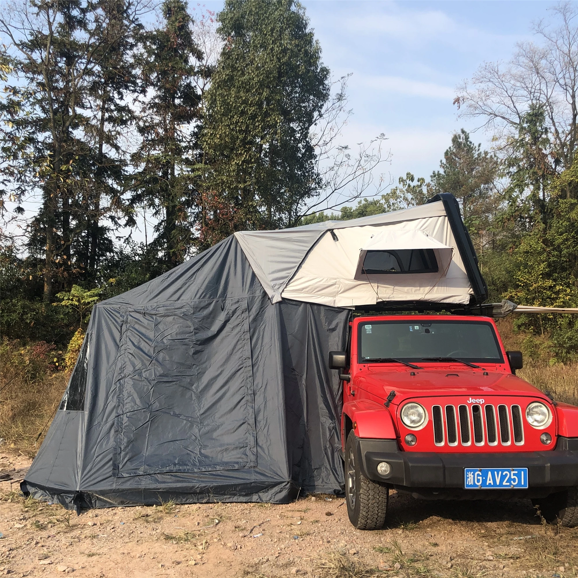 New Type Side Opening Hardshell Roof Top Tent