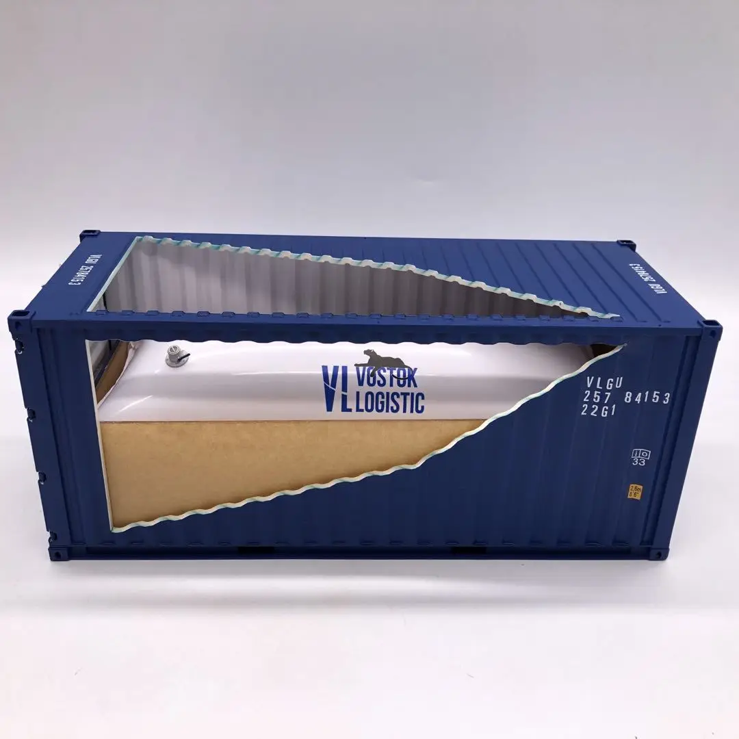 O.A.S Ship Model Factory Customizable 20GP Shipping Container Box 1:20 Scale Plastic Crafts  VL Flexitank Container Model