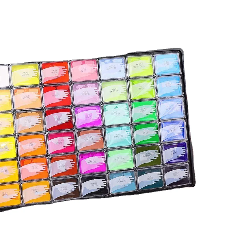 Memory brand back to school B2S Jelly cup packed  Gouache paints set of 42 colors x 80ml