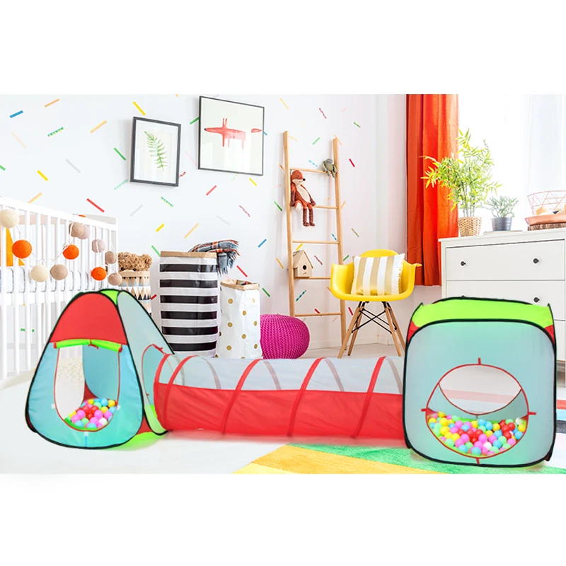 
pop up kids tent tunnel with ball pit indoor tent play tent 