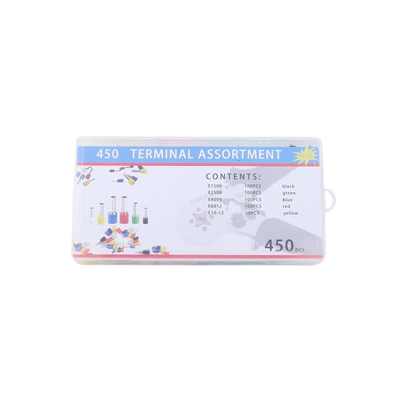 450pcs HSC8 6-4A Electrical Wire Crimping Tool Terminal Connector Kits cable termination kits terminal set