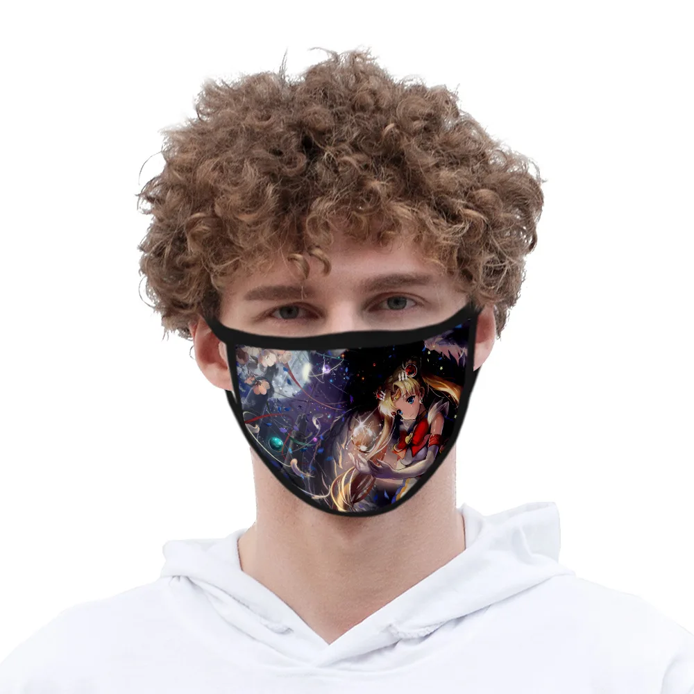
Custom fashion beautiful printable pattern cotton dustproof reusable mouth face gauze 