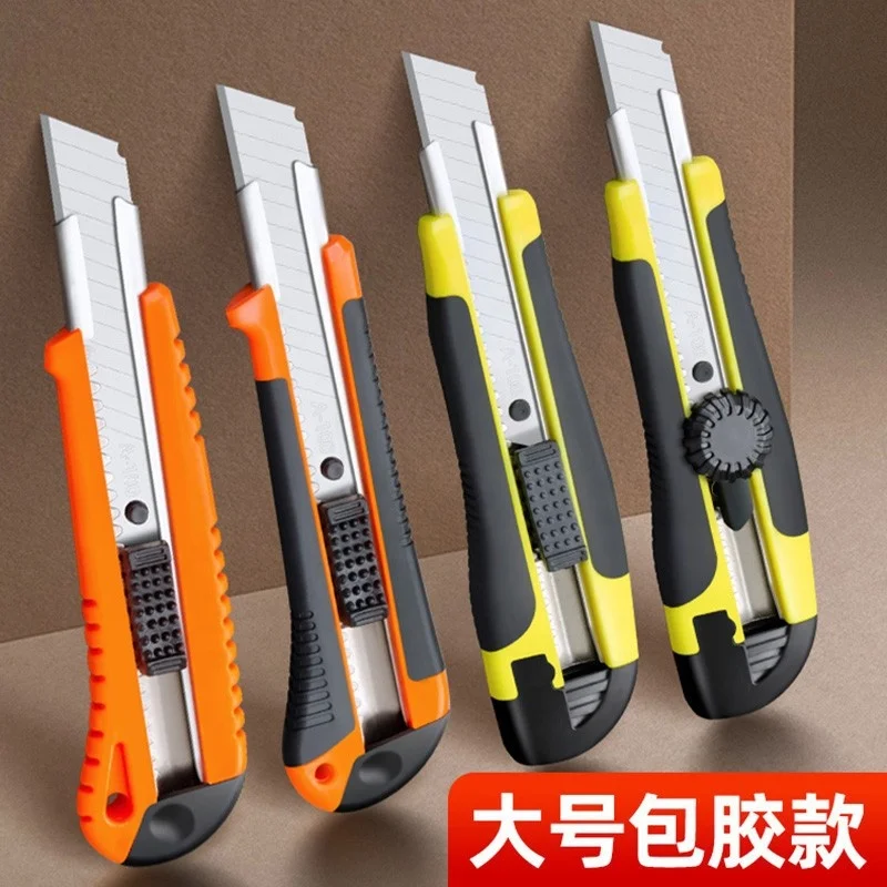 Multi-Purpose Button Utility Knife with Safe and Secure Non-Slip Grip Convenient Knives Product