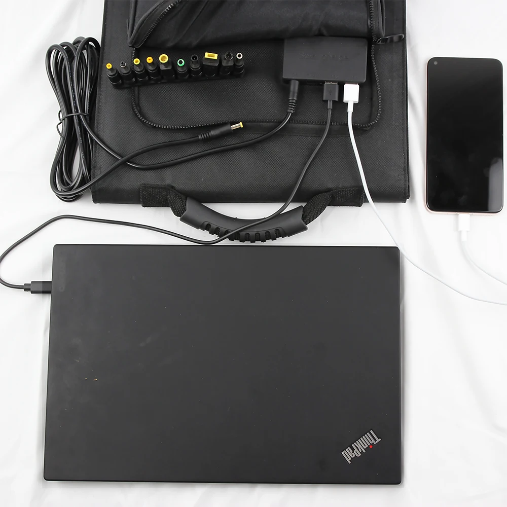 200 watt folding solar panel usb type-c dc portable solar energy panel for camping