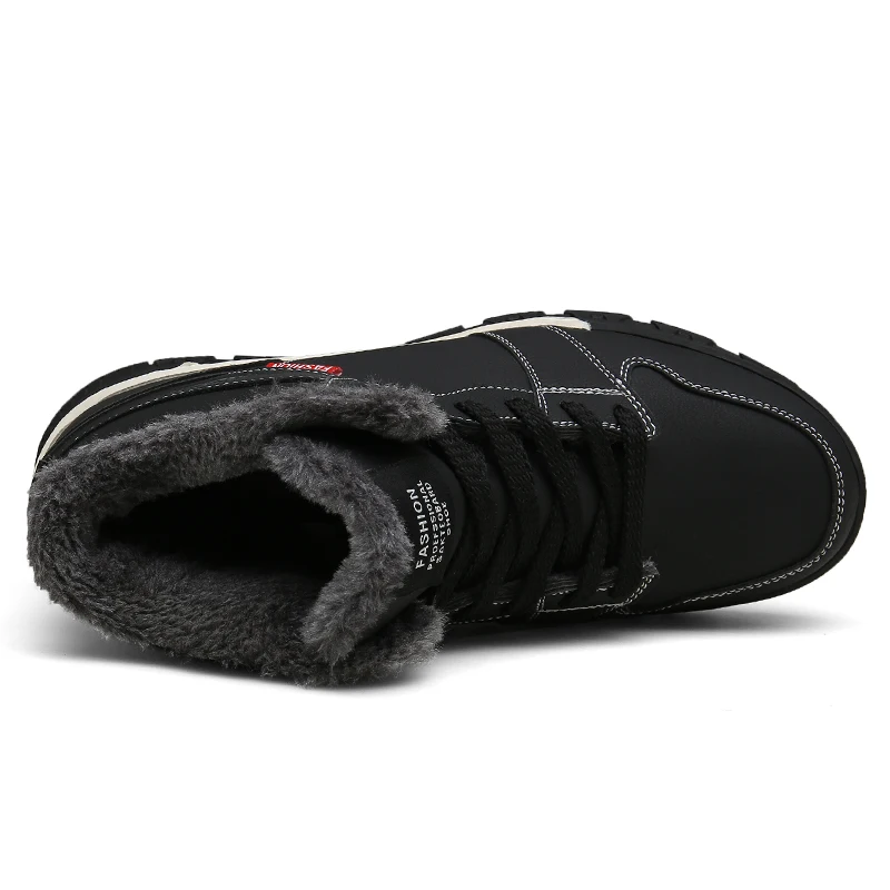 
Cotton Insole Warm Enough Outdoor Activity Men Sports Sneakers Hiking Snow Boots Waterproof Winter Boots Men 