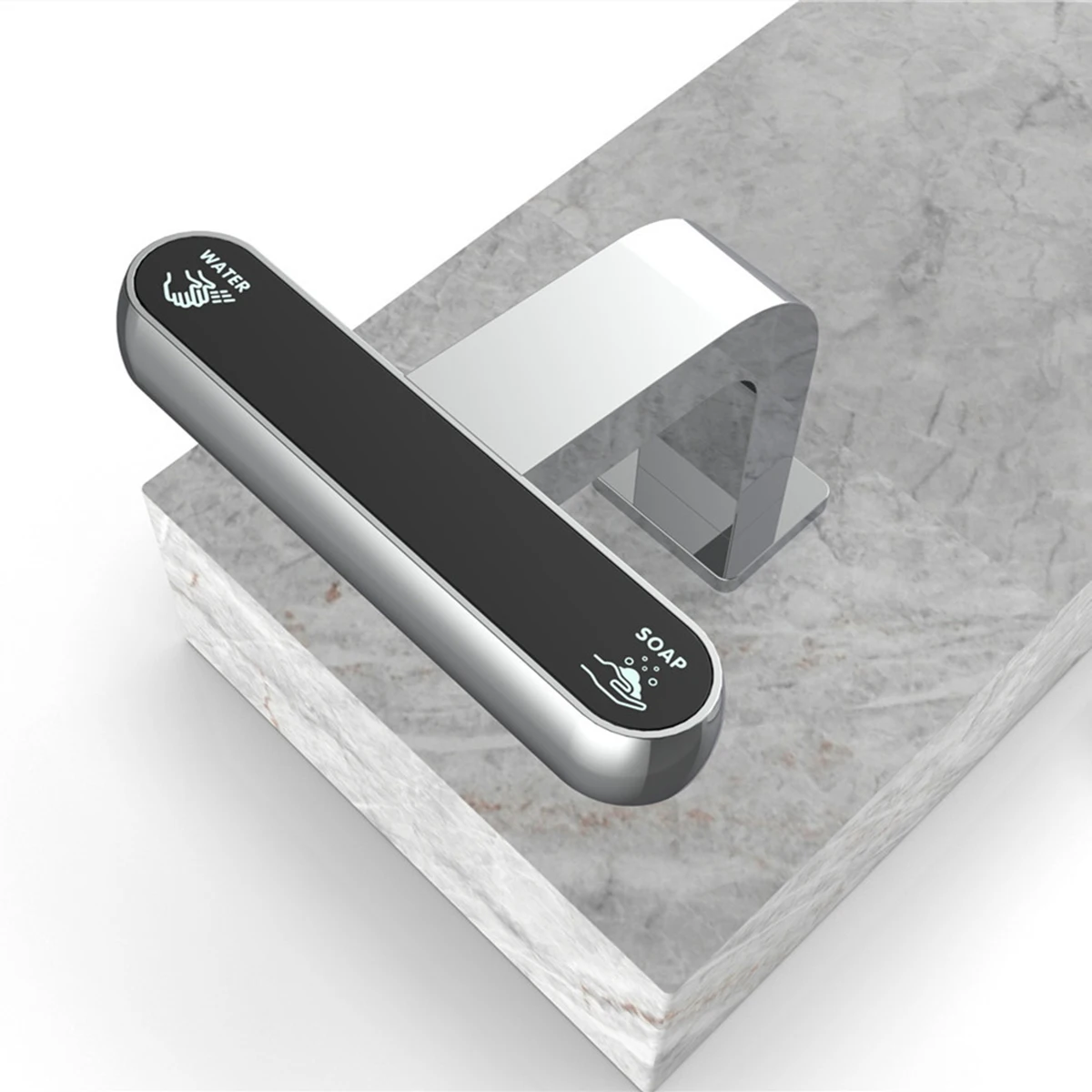 Smart 2 in 1 automatic brass water basin sensor faucet and liquid foam soap dispenser