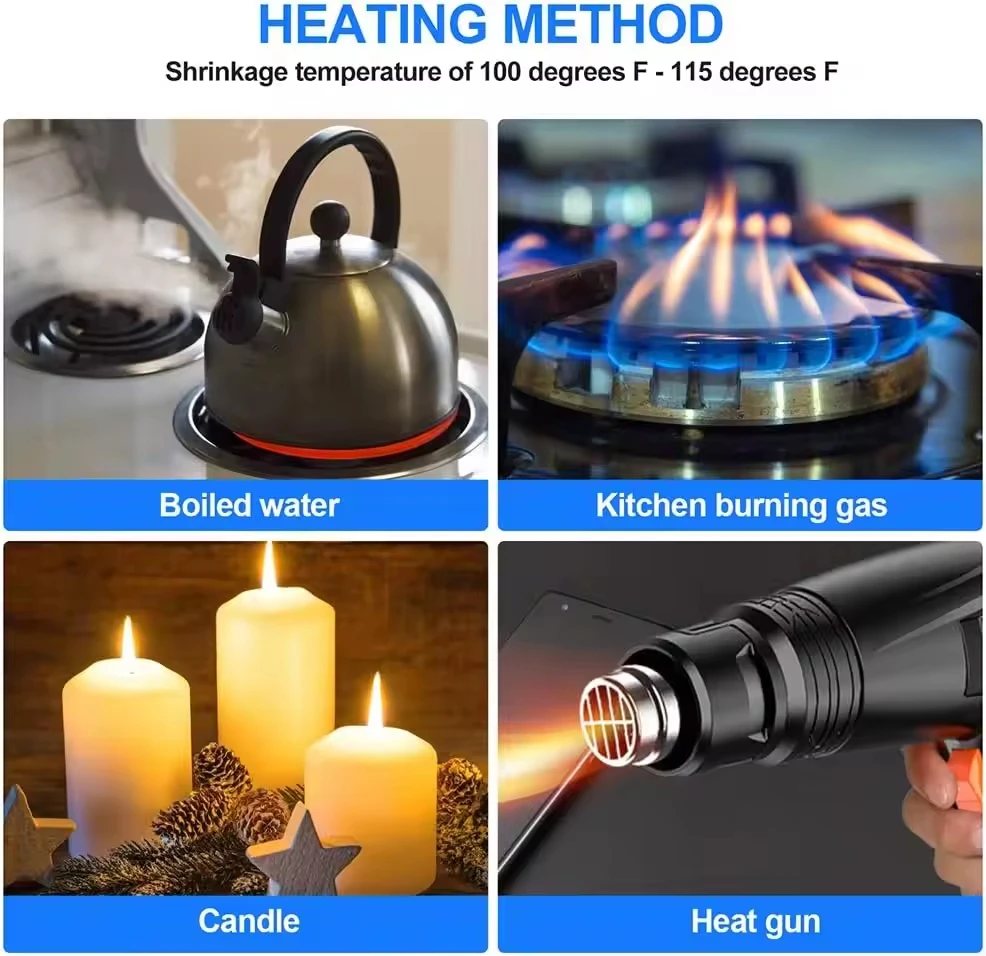 Badminton racquet pattern heat shrinkable tube non-slip hand pattern tube fishing rod heat shrink sleeves