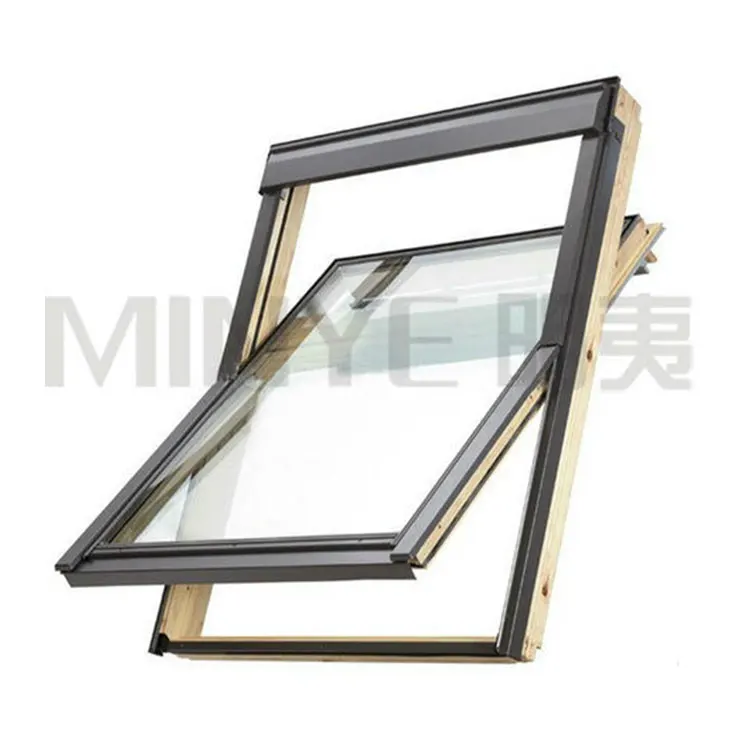 Aluminum profile outward opening glass roof window skylight