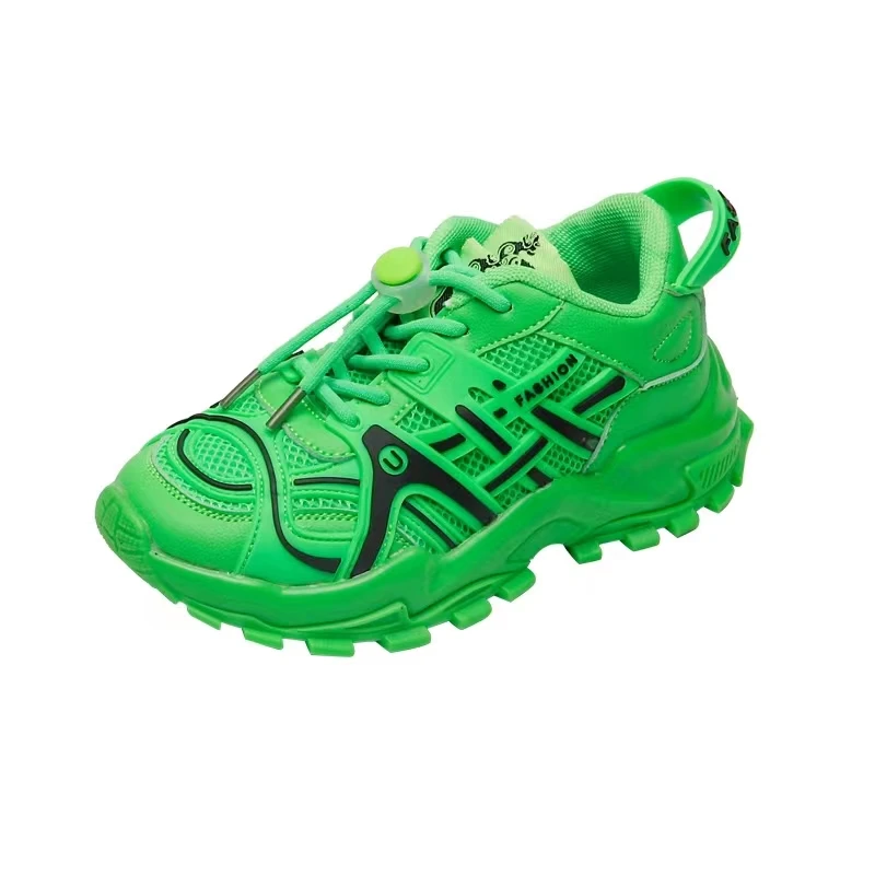 Shangzhou OEM Chaussures De Sport Fashion New Breathable Casual Soft Bottom Sneakers Shoes Kids
