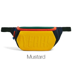 Custom Boys Neon Neoprene Nylon Kids Fanny Pack Cool Children Waist Bum Belt Bag For Boy