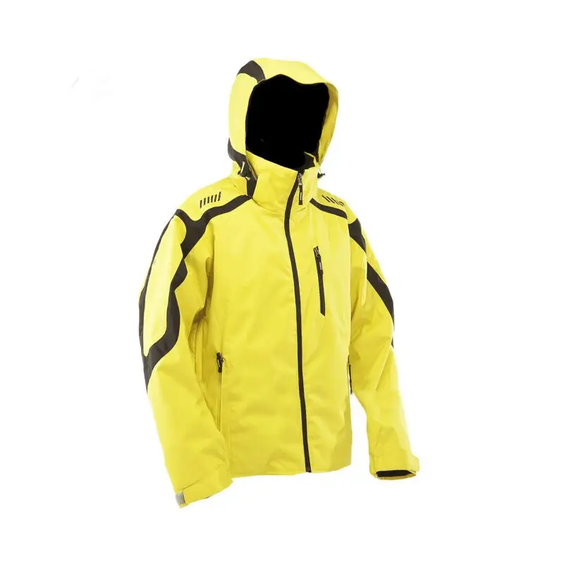 
Factory Directly Eco-friendly Outdoor Sports Jacket Waterproof Breathable Yellow Snow Suit For Men With Hood OEM Available 