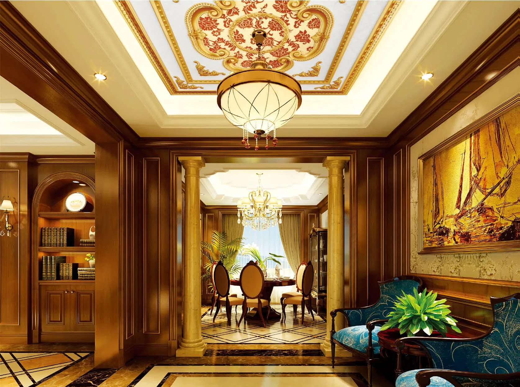 Types of ceiling board material cheap modern ceiling lightsl false PS artistic ceiling