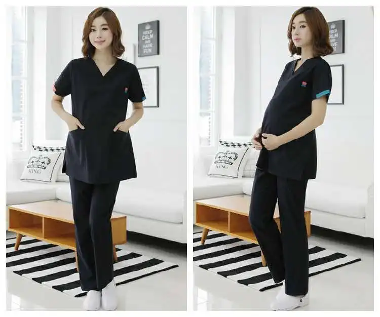 Safe And Healthy Cotton Stretch Nurse Uniform Cosy Nurse Uniform Scrubs