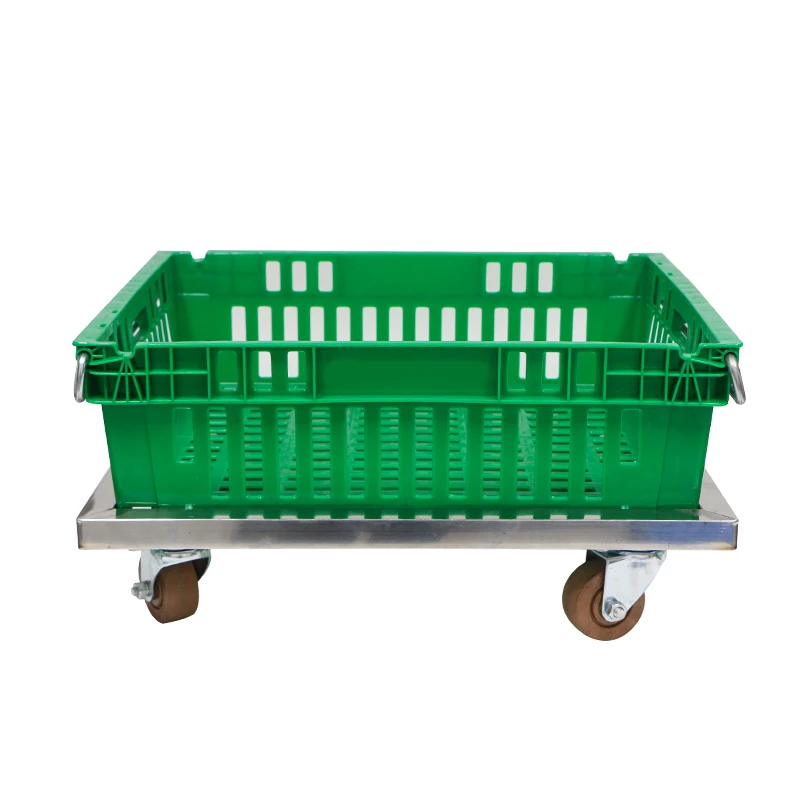 BYPC - Nestable Stackable Supermarket Shopping Baskets Vegetable Container Plastic Fruit Crates