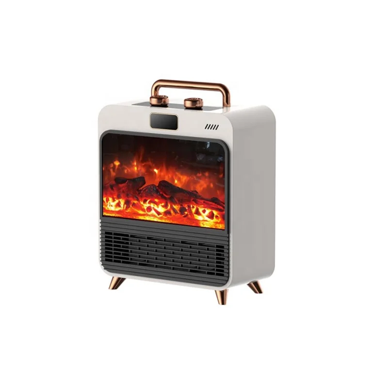 900/1500W 50-60HZ New style hot sale PTC heating element With three modes LED Flame heater for home office hotel