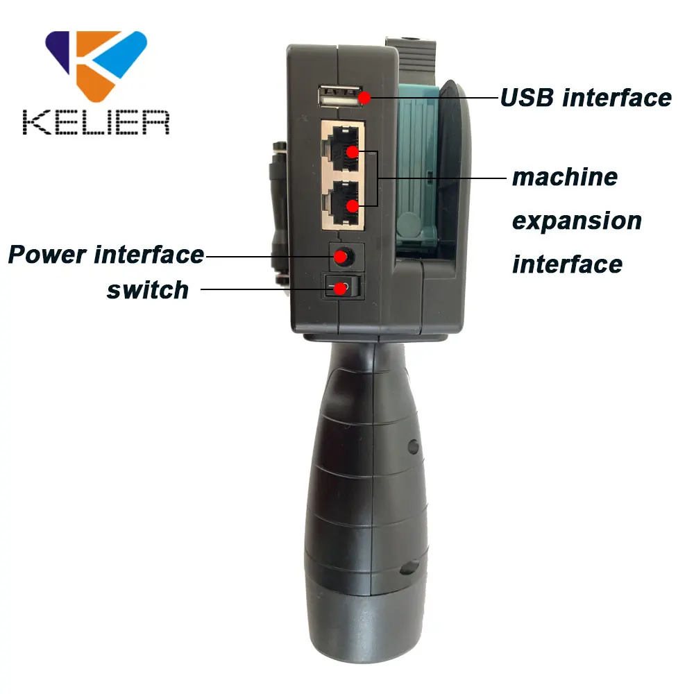  Лучший ручной принтер KELIER H7 уровень защиты IP5 600 точек/дюйм Высокое разрешение для струйной печати Дата нанесения логотипа DM