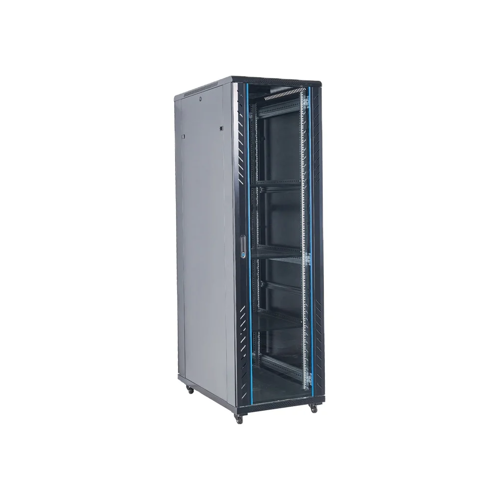 FINEN Adjustable Network Router Telecom Data Center Wall Mounted  42U Rack Server Cabinet