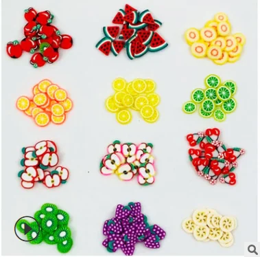 6752 имитация мягкой керамики фруктовый ломтик DIY ручной материал Чехол для мобильного телефона патч ногтей ручная работа