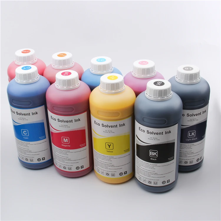 
Eco Solvent ink for Mutoh VJ-628/VJ-1204/VJ-1324/VJ-1624/VJ-1638/VJ-2638 Printer 