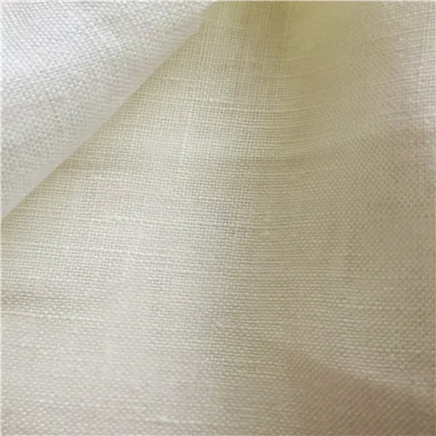 101  PFP and PFD white color linen fabric for printing and dyeing