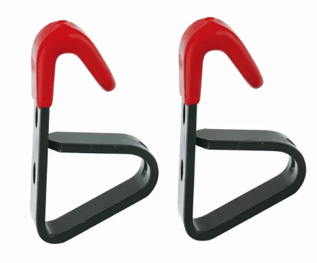 For wheel shop exhibition  Ring Hook Steel Black finish and red cover WHEEL HOOK