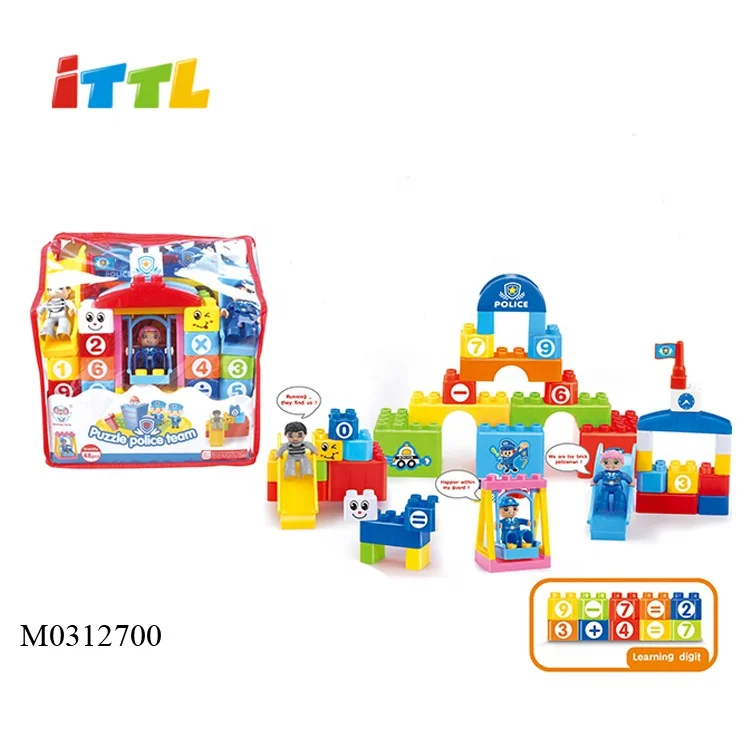 3d diy team set toy building puzzle for digital knowledge for kids