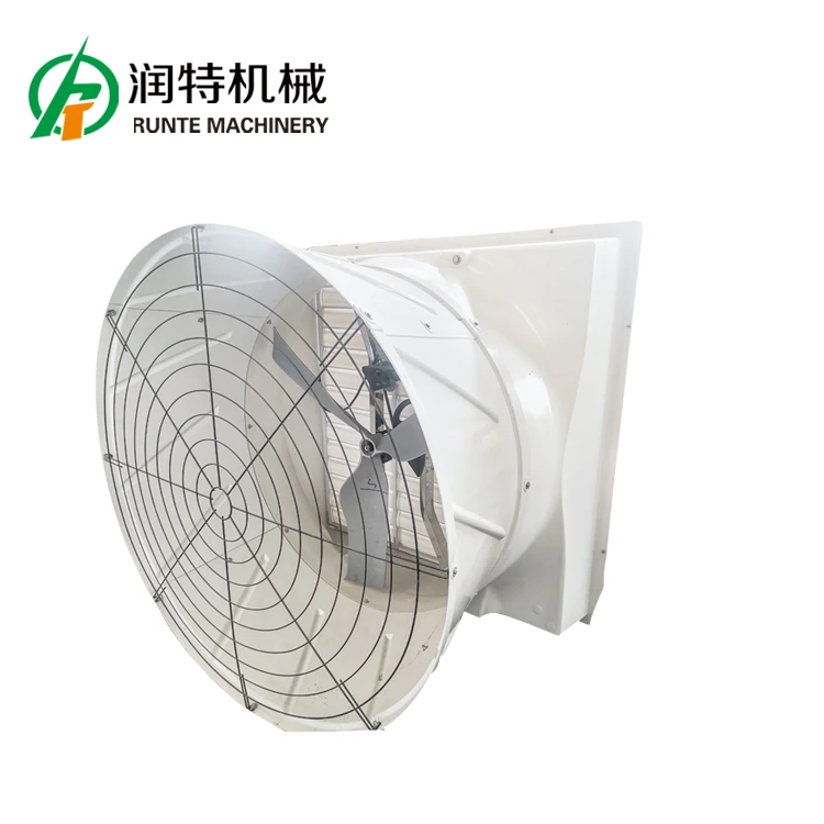 QiluRunte Good Selling 1630 Model 55/54 Inch Poultry farm centrifugal Exhaust House Ventilation Shutter Cone  Fan