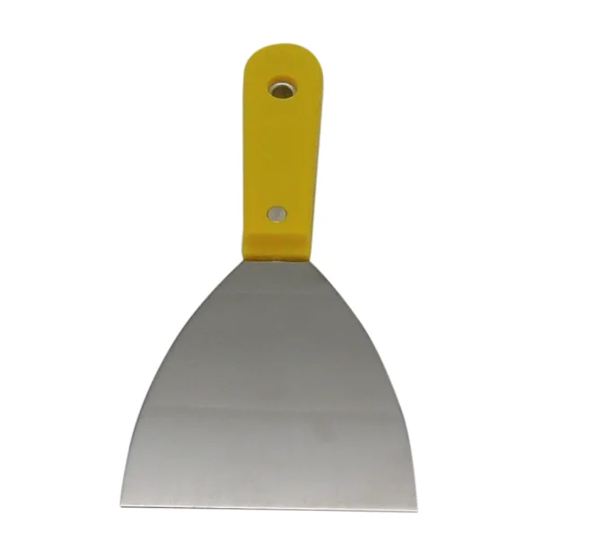 
Hot Selling Triangle Stainless Steel Scrape Plastic Handle Putty Knife Scrapers 
