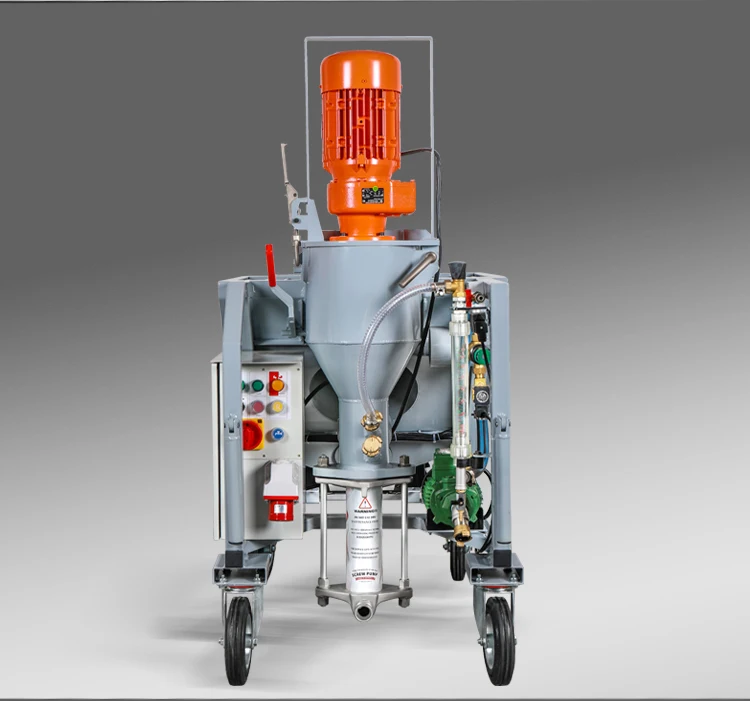 With CE M6 Germany Tec Gypsum Pump Plastering Spray Machine Plaster Spray Pump