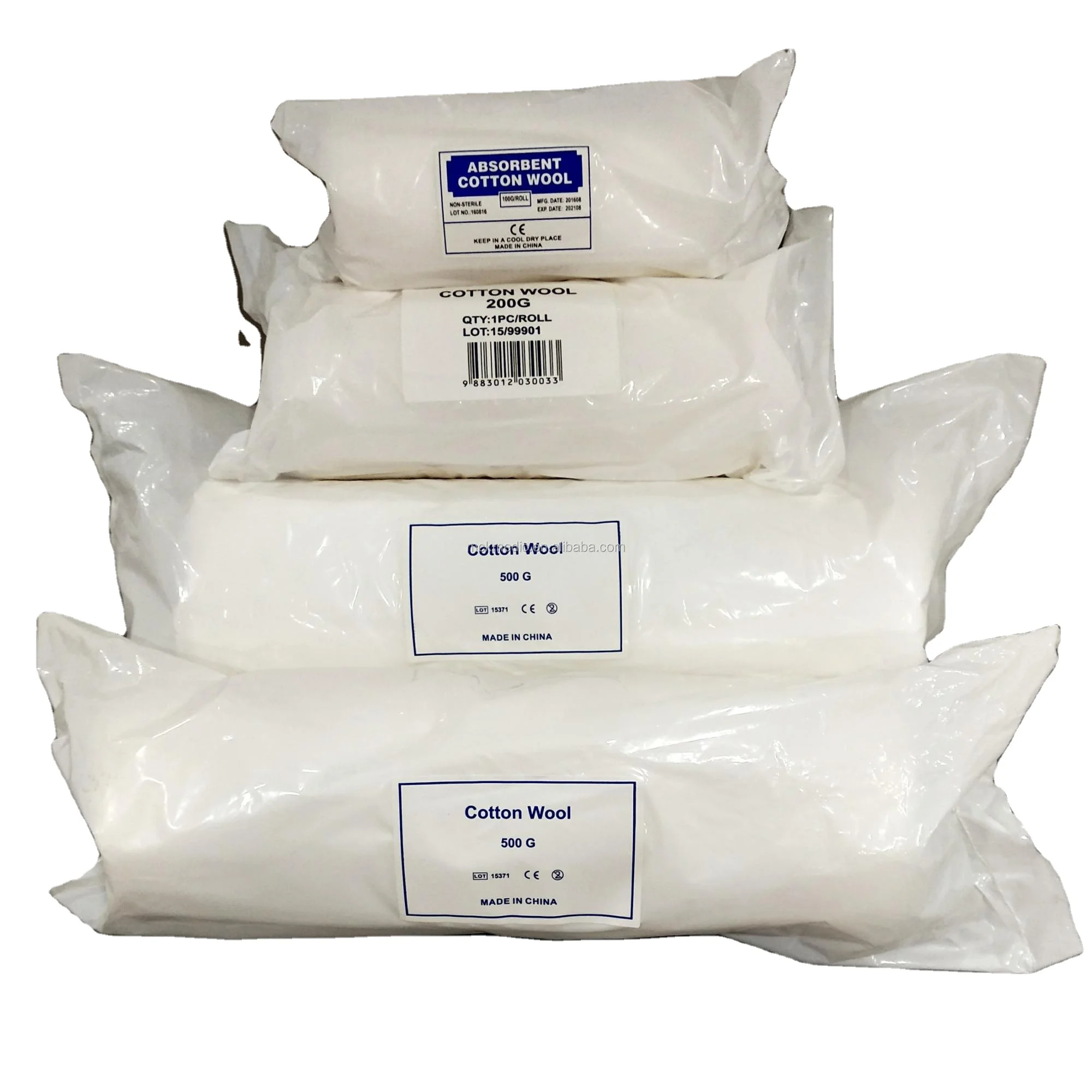 surgical Absorbent 100% Cotton medical cotton wool roll