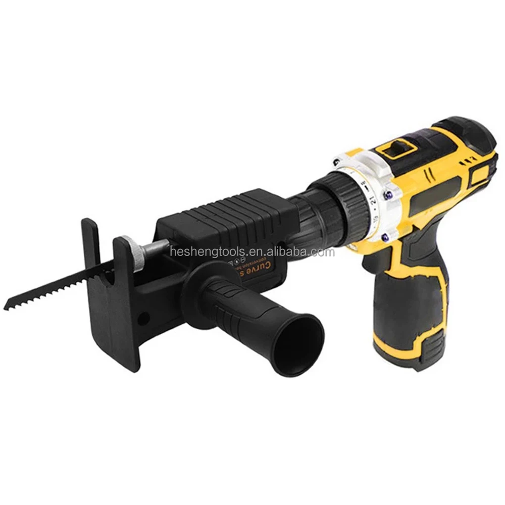Electric drill conversion reciprocating saw household woodworking cutting small electric saw
