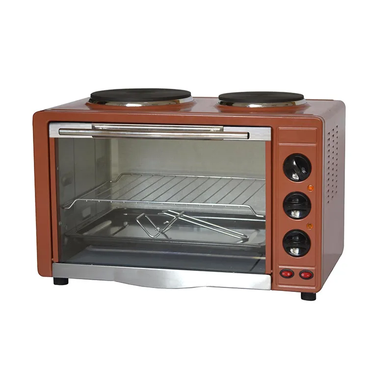 
2021 Most Popular Hot Sale High Quality Electric Desk Cooking Oven With Hot Plate tandoor toster horno electrico 