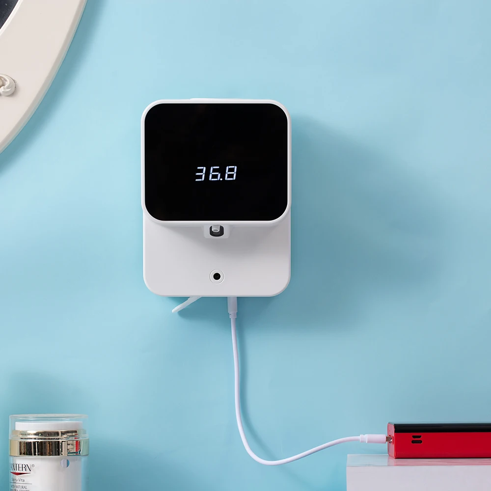 Body temperature sensing soap machine Wall - mounted automatic soap - sensing intelligent touch - free foam dispenser