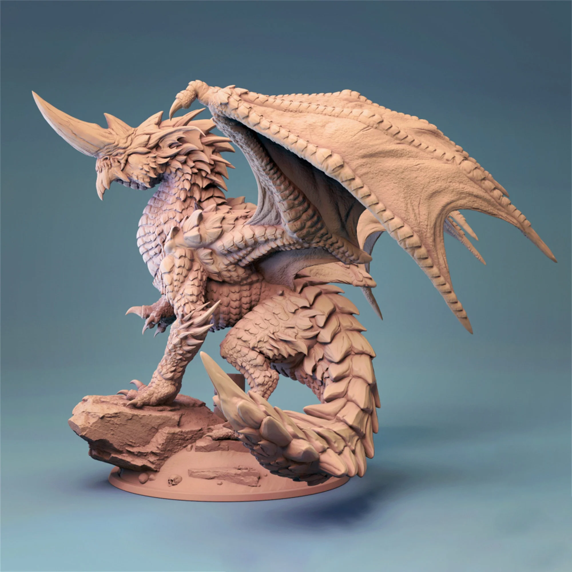 3D синий дракон DnD миниатюры ролевые фигурки для Следопыт Подземелья и Драконы D