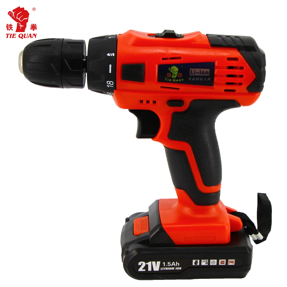 Power Drills Hammer Screwdriver Drill Machine Cordless Hammer Drill Driver 21V Battery