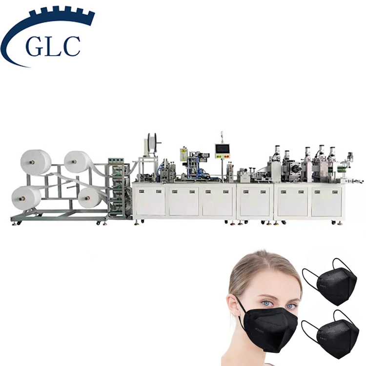 n95 Fully auto Mask Making Machine High Speed 110-140 pcs/min High speed ce ffp2 Mask Production Line  Fully automatic Machine