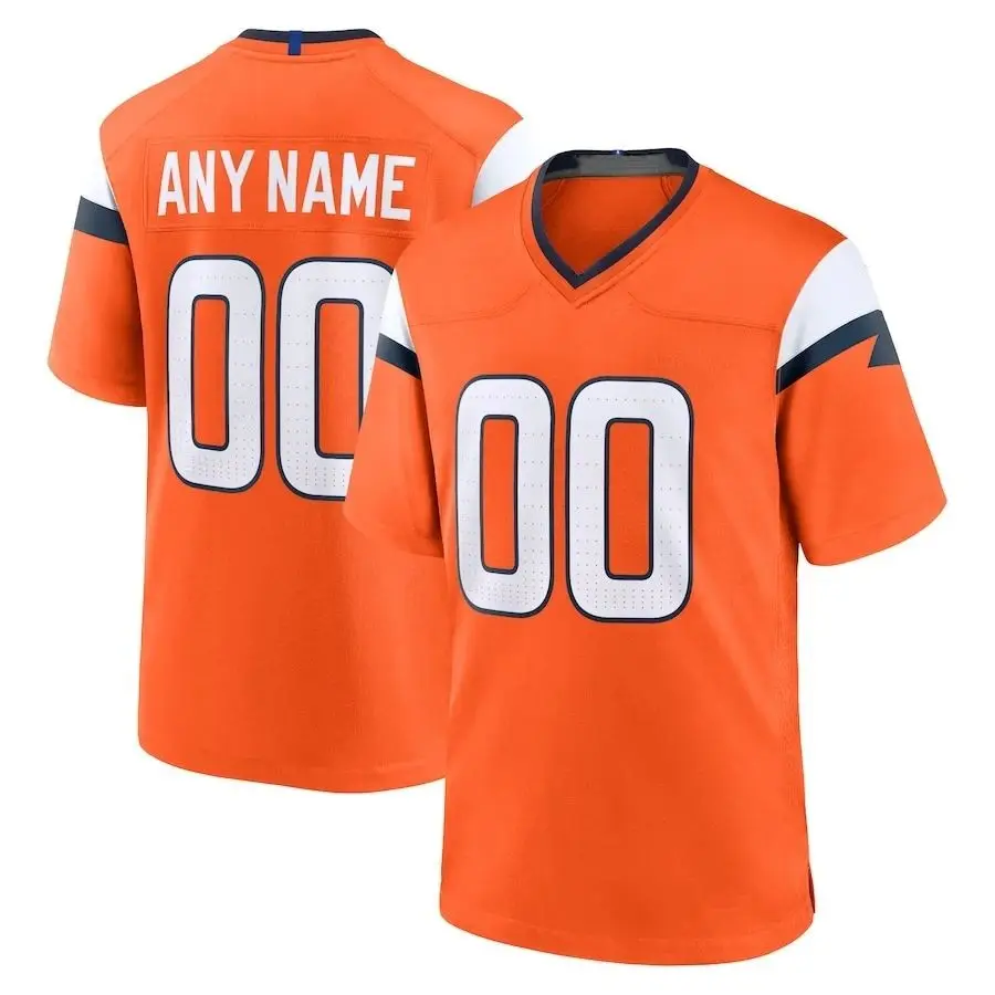 Custom Embroidery Denver Football Jersey American Football Game Jersey 10 Bo Nix 2 Patrick -Surtain II Shirts