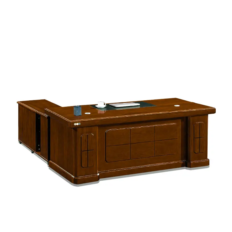 Factory Direct Sale Wooden L Shape Cheap Office Table Executive Design